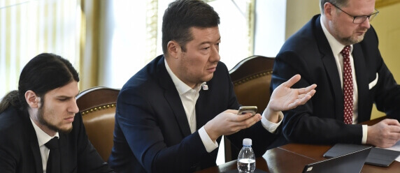Tomio Okamura (SPD) v předvolebních debatách