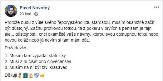 První kroky nastávajícího starosty