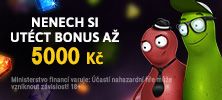 Nenech si utéct bonus 5 000 Kč na nejzábavnější Sazka Hry