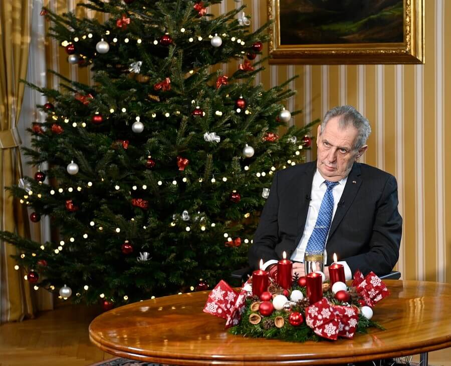 Vánoční poselství prezidenta Miloše Zemana 2022