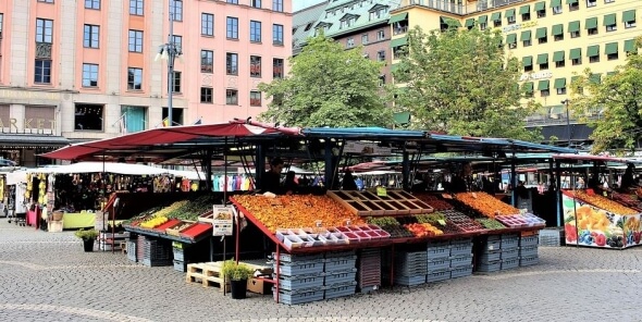 Farmářské trhy se většinou konají na náměstích