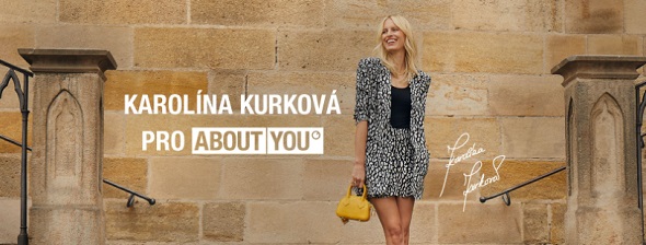 About You eshop a jeho reklamní kampaň s Karolínou Kurkovou - foto Facebook About You