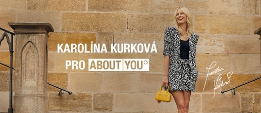 About You eshop a jeho reklamní kampaň s Karolínou Kurkovou - foto Facebook About You