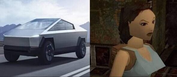 Tesla Cybertruck - memy kolující internetem (Tesla meme)