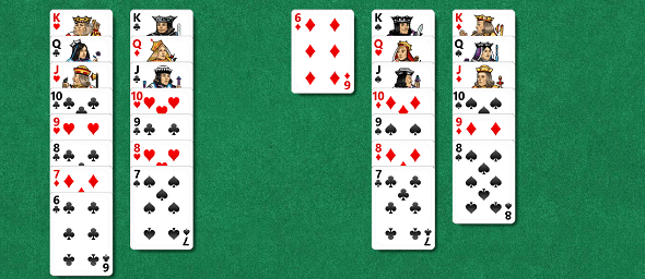 Solitaire Klondike zdarma ve Windows 10