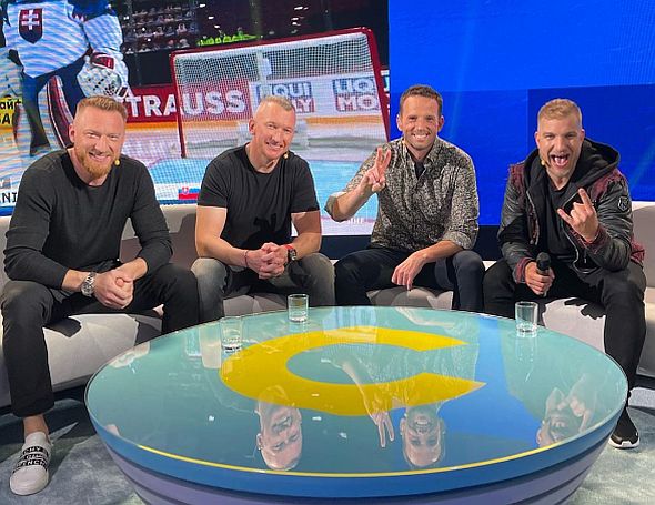 Marián Hossa, Marcel Hossa, Rišo Lintner, Lukáš Adamec