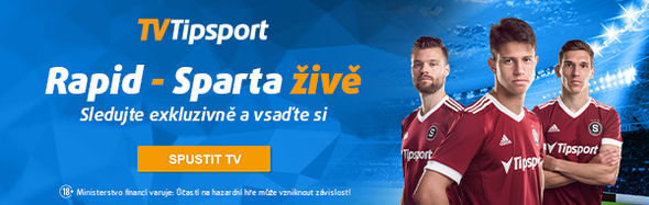 Sledujte Spartu živě a zdarma na TV Tipsport