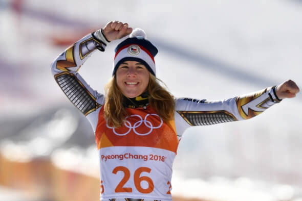 Ester Ledecká na olympijských hrách