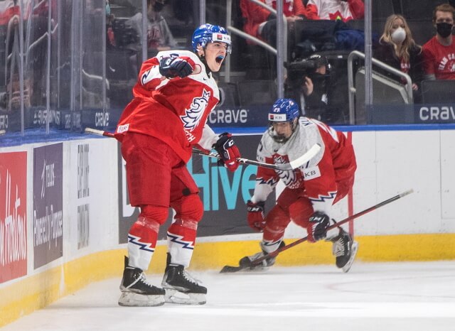 Mistrovství světa v hokeji do 18 let - USA vs Česko semifinále