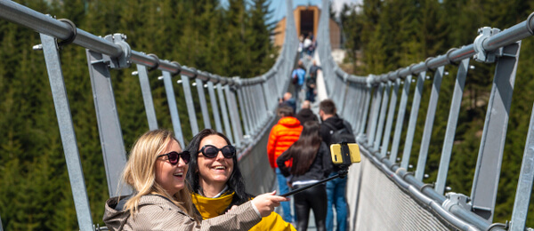 Nejdelší visutý most na světě - Sky Bridge 721