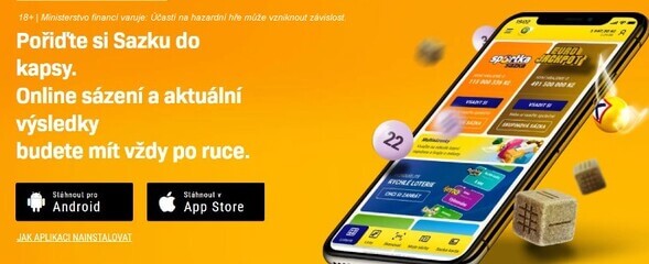 Sazka aplikace: Sportka kontrola tiketu vyhráli jste?