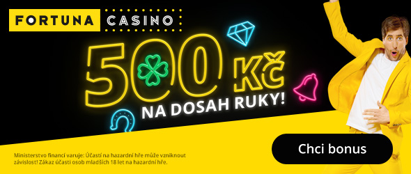 Fortuna bonus až 500 Kč