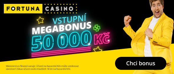 Fortuna bonus až 50 000 Kč