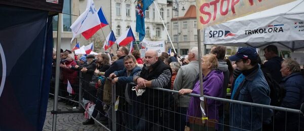 Demonstrace Brno, Zelný trh 28. 10. 2022