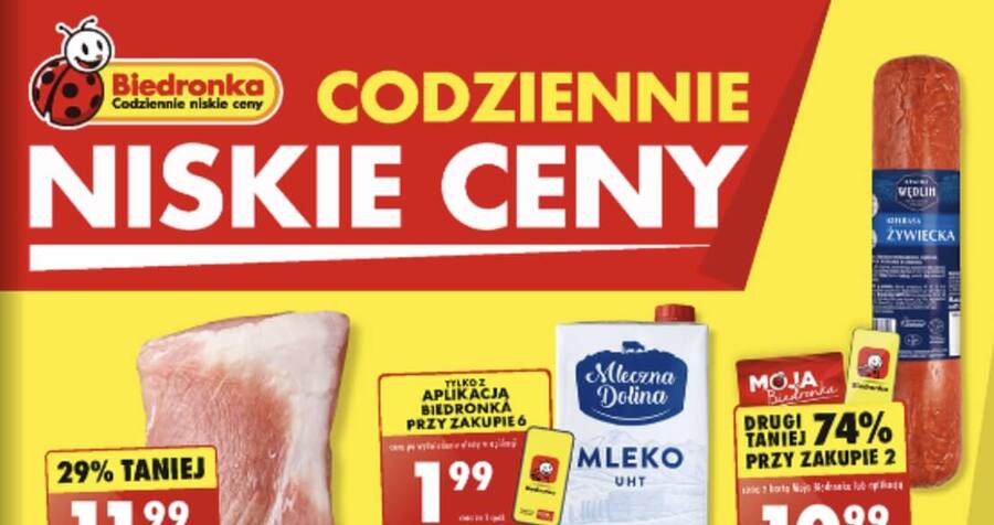 Aktuální leták Biedronka na tento týden: akční ceny a slevy