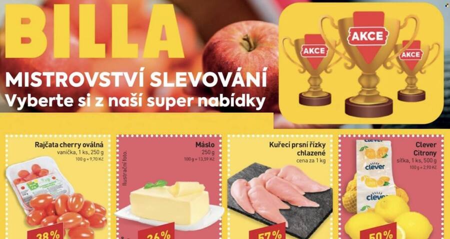 Aktuální leták Billa na tento a příští týden