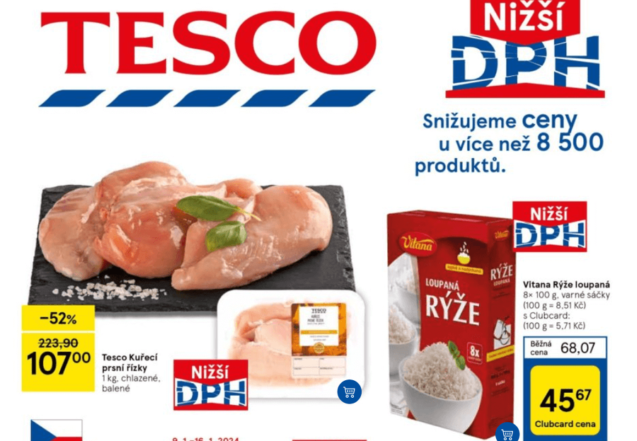 Nový leták Tesco na příští týden