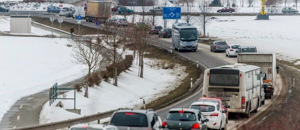 Stávka v Německu: Problémy na hraničních přechodech