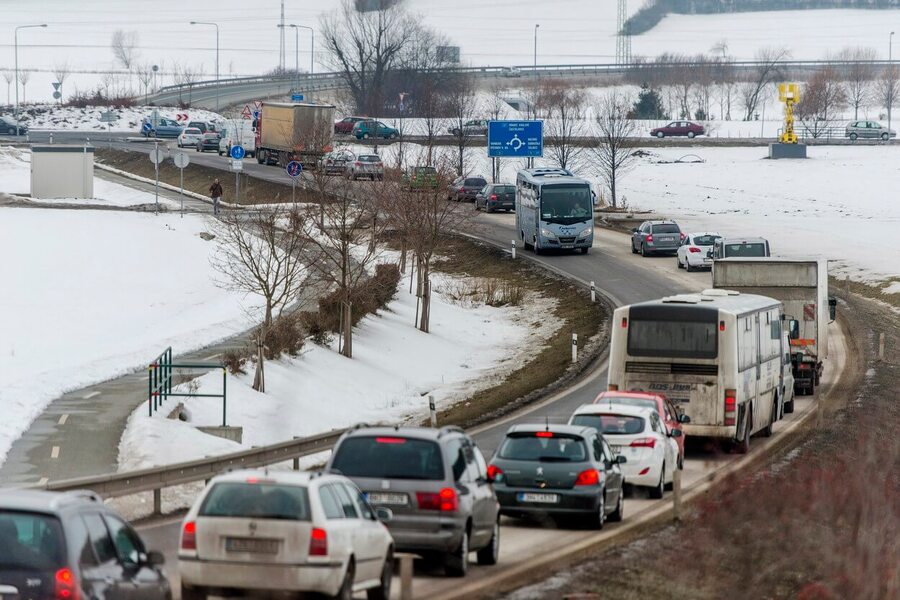 Stávka v Německu: Problémy na hraničních přechodech