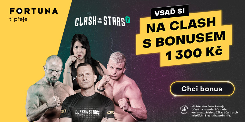 Získej bonus a vsaď si na Clash of the Stars na Fortuně