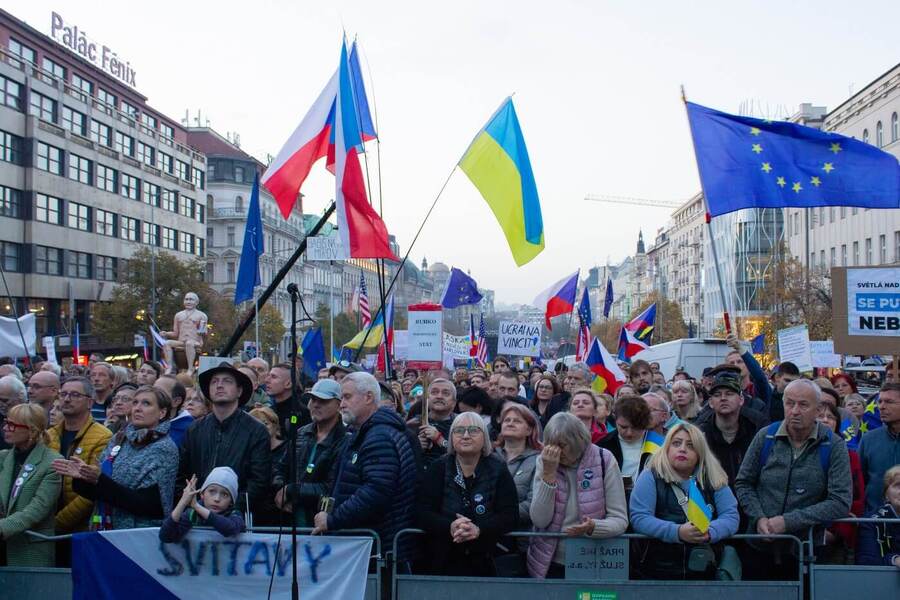 Demonstrace proti strachu (říjen 2022)