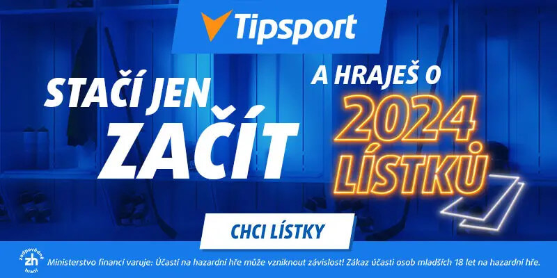 Soutěže o lístky na MS v hokeji 2024: Tipsport rozdává 2024 vstupenek