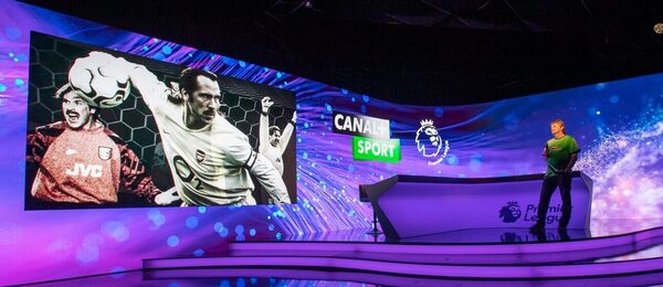 komentátor Jaromír Bosák během představení prezentace programu CANAL+ Sport